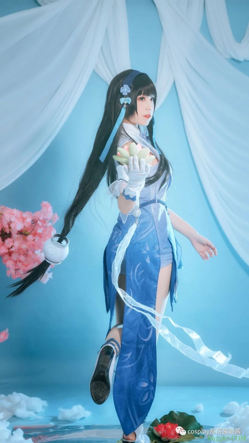 cos：王者荣耀西施cos正片@希若，甜美如画