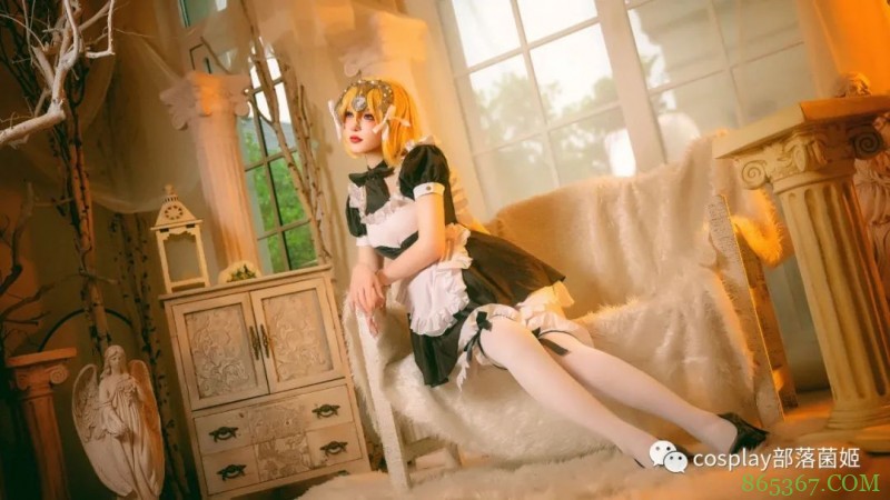 cos:白贞女仆cos正片@阿洛洛,莫名岁月静好