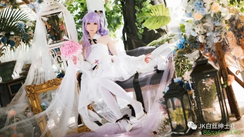 cos：二次元cos大赏独角兽梦想的纯白誓约cos正片@焖焖碳