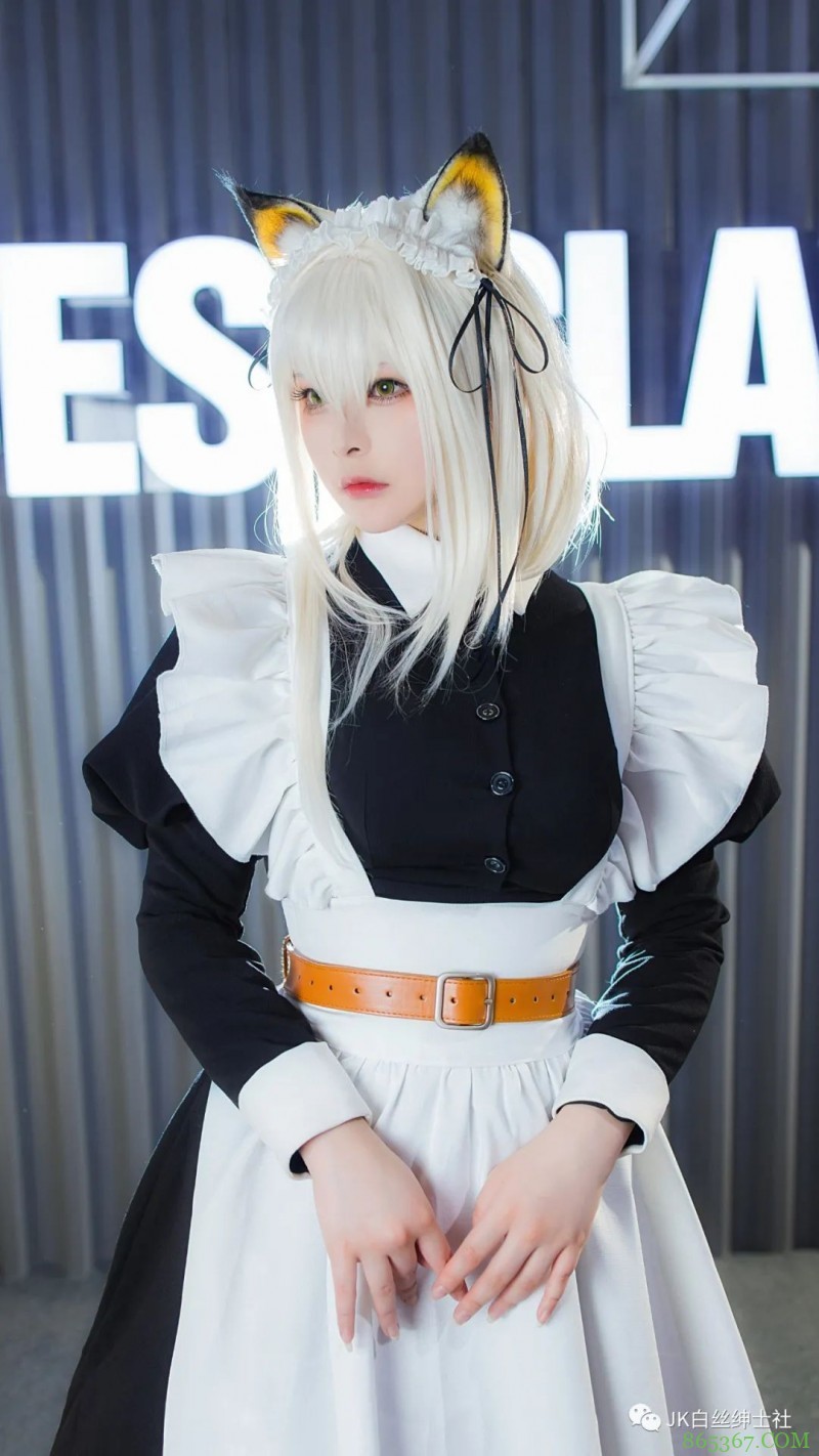 cos:明日方舟cp28凯尔希女仆cos正片@百合欧皇子