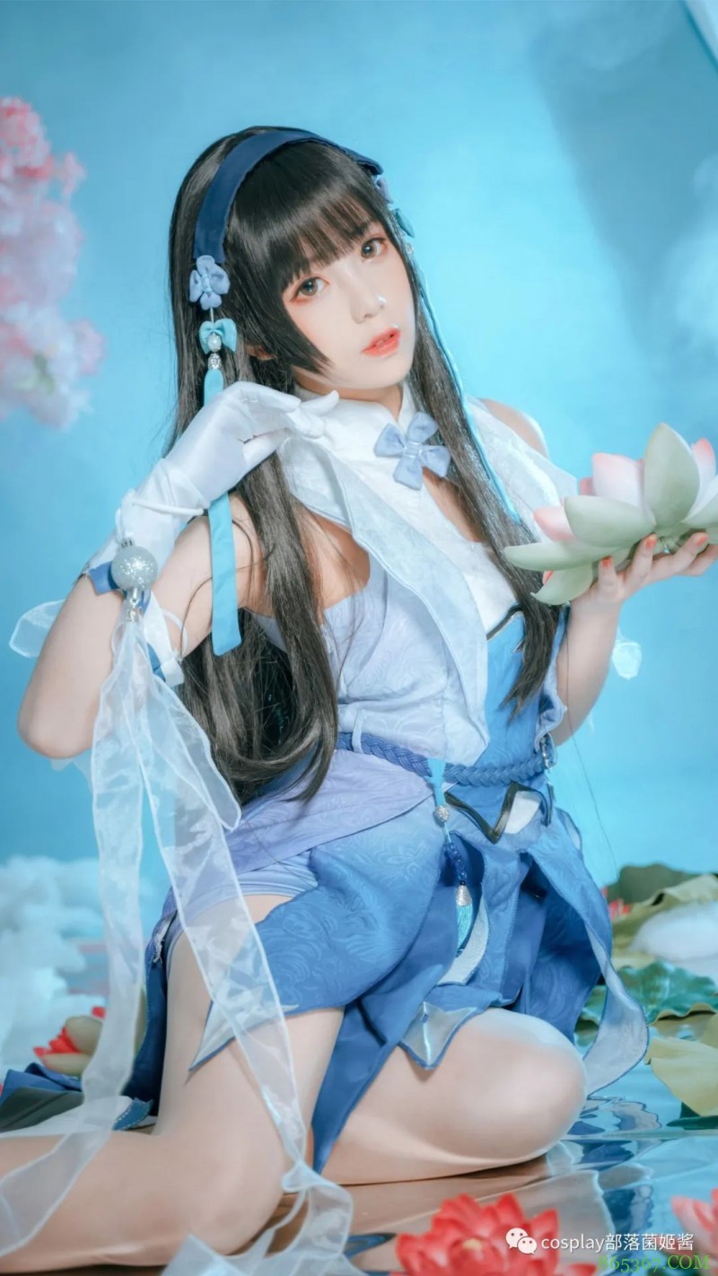 cos：王者荣耀西施cos正片@希若，甜美如画