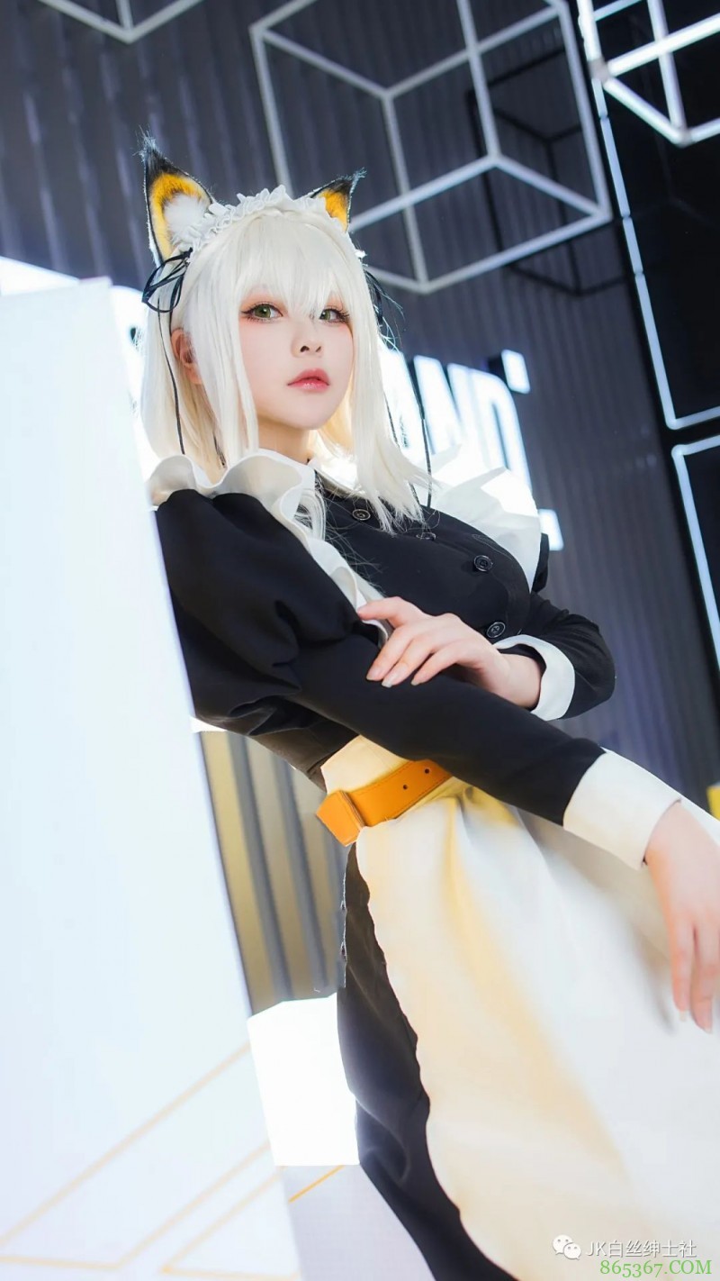 cos:明日方舟cp28凯尔希女仆cos正片@百合欧皇子