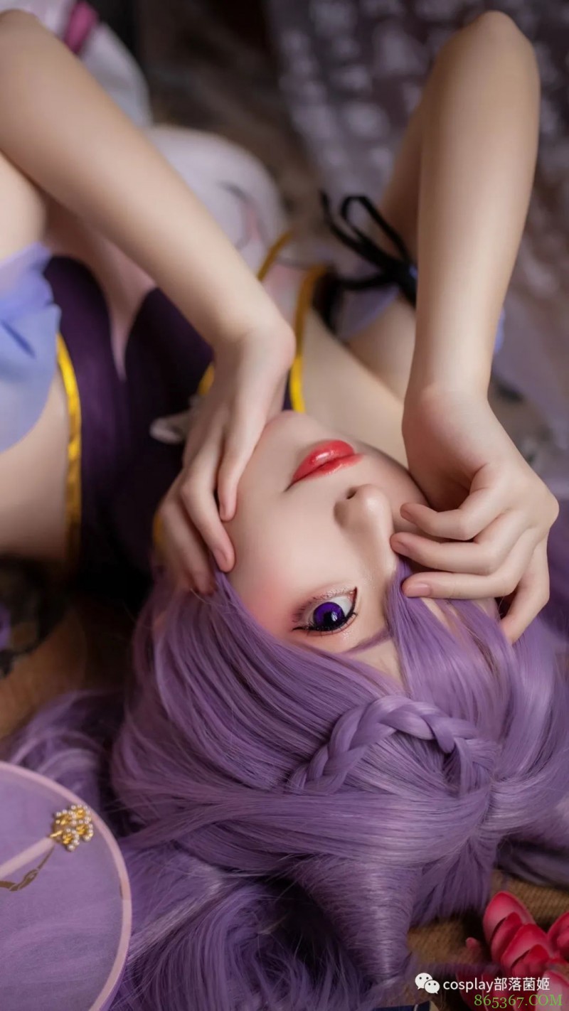 cos:原神丝质旗袍刻晴cos正片@花晃团子