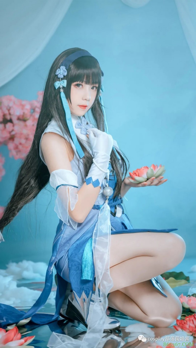 cos：王者荣耀西施cos正片@希若，甜美如画