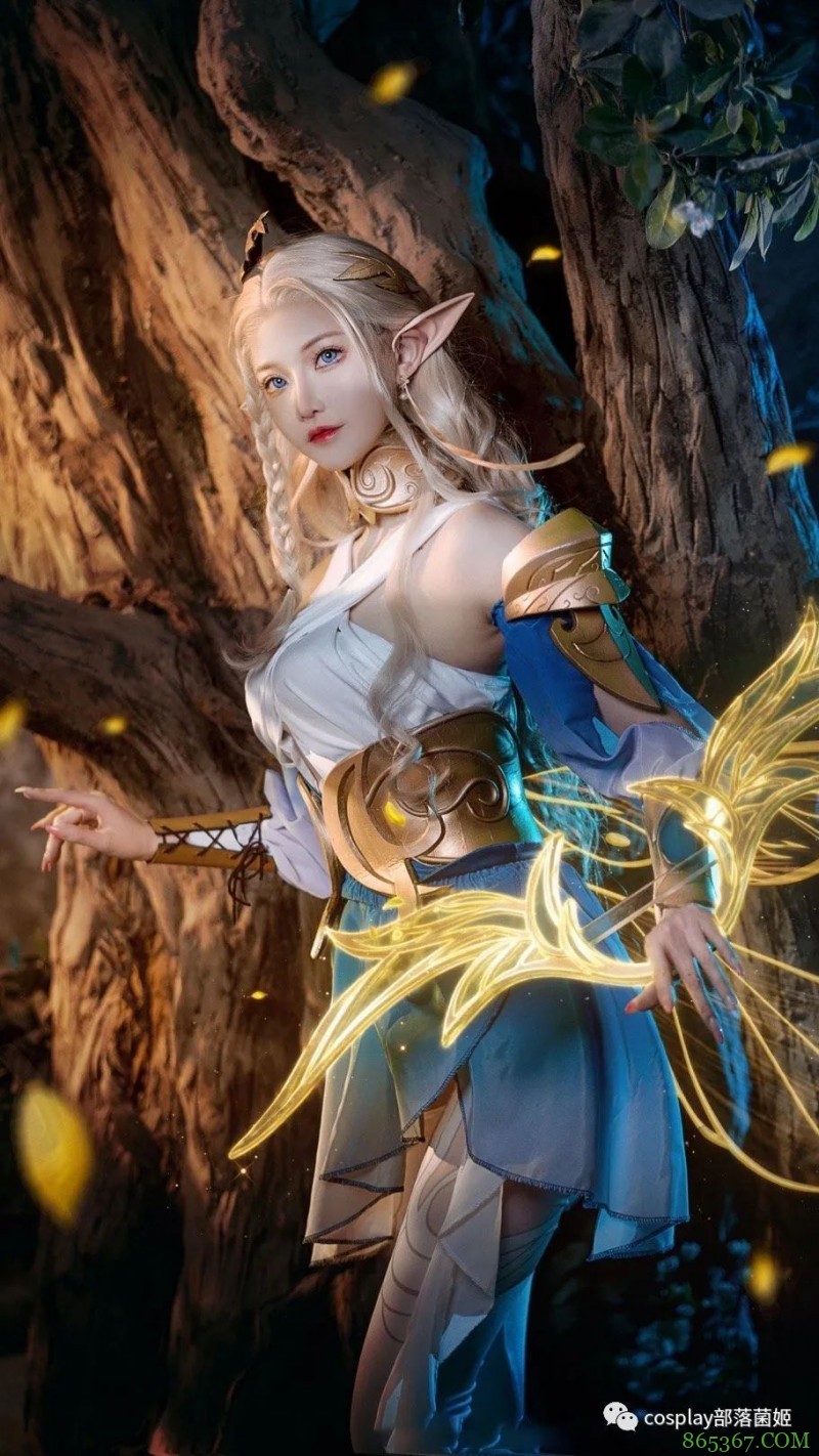 cos:王者荣耀腿子精灵艾琳cos正片@露兒大魔王,抱回家