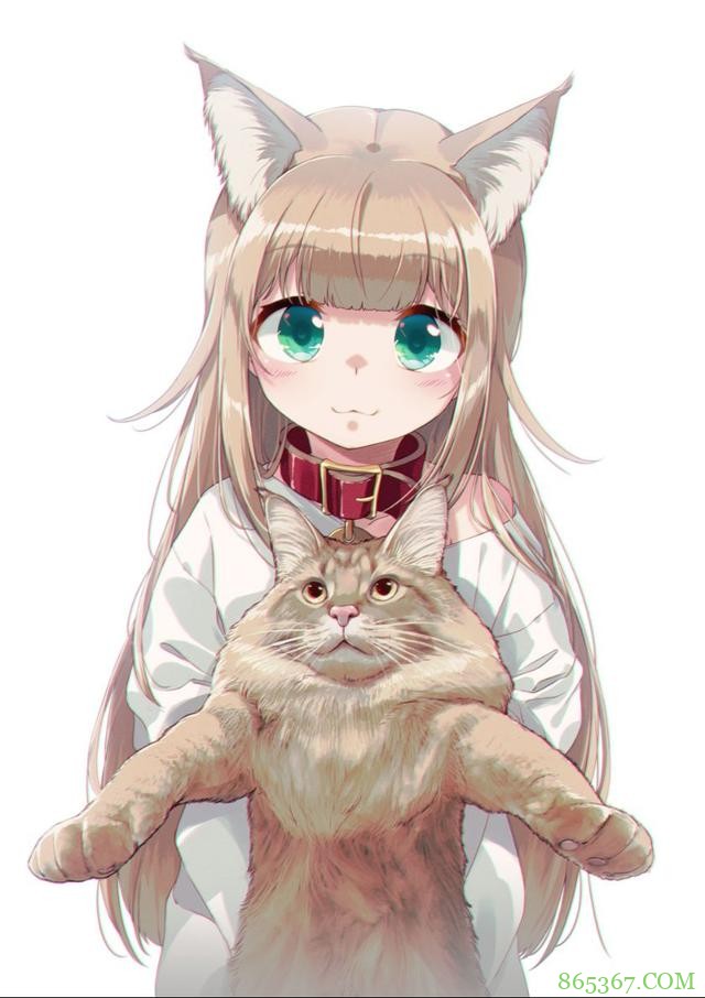 40原又把自家猫咪画成萝莉了,网友都在吐槽:照片咋拍下来的