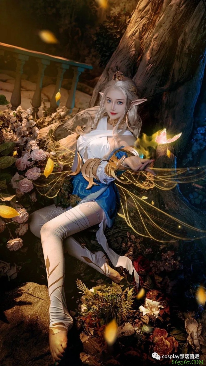 cos:王者荣耀腿子精灵艾琳cos正片@露兒大魔王,抱回家