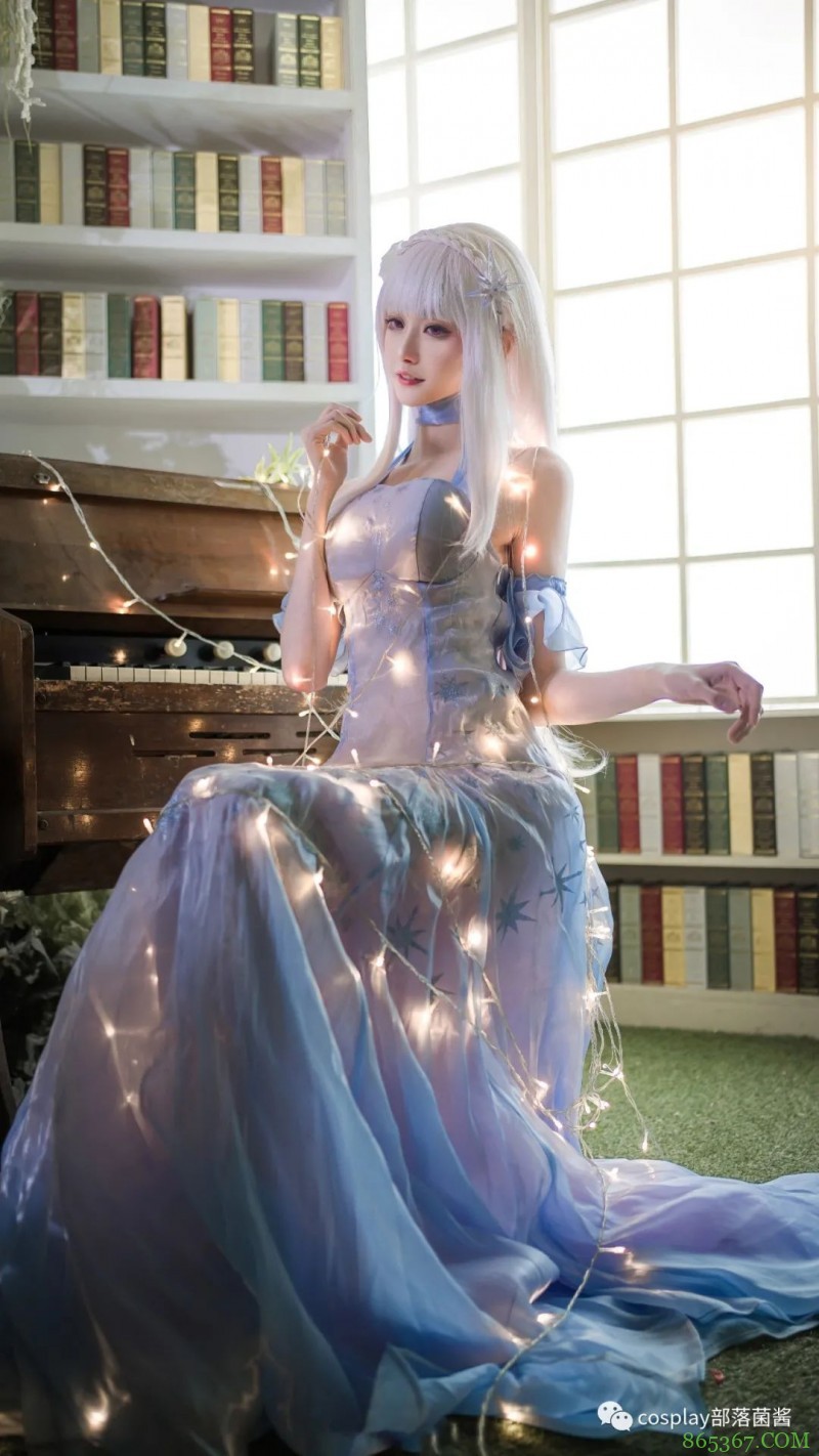 cos：艾米莉亚水晶礼服cos正片@沧霁桔梗