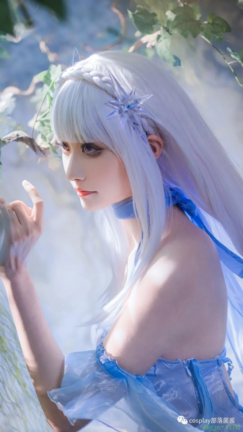 cos：艾米莉亚水晶礼服cos正片@沧霁桔梗