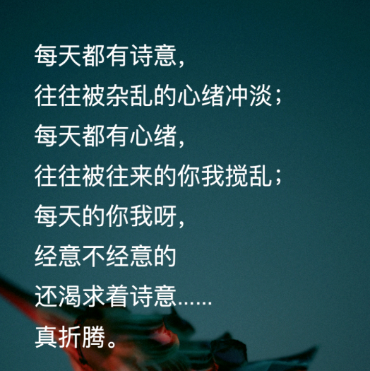 总不能碌碌无为还安慰自己平凡可贵