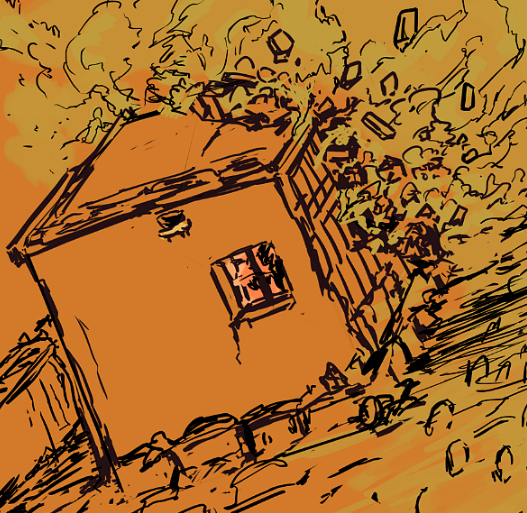 在金色麦地里,我们隐入尘烟的图片 在金色麦地里,我们隐入尘烟