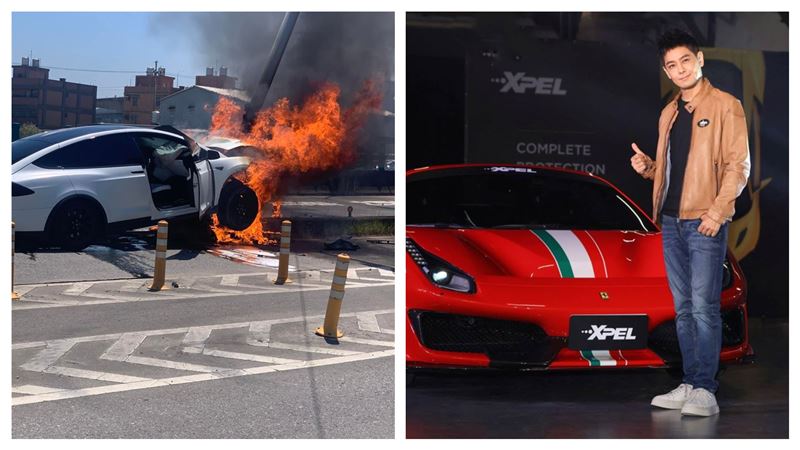 林志颖自撞起火!好心人「拉出车外」救命网:人间有温情