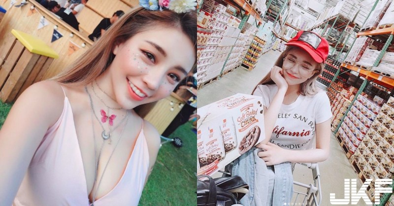 超人氣貓女現身Costco！自言「讓男人置身天堂」正妹「乳夾鍊帶」有條線深深陷進溝裡啦～