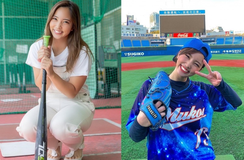 正妹棒球YouTuber「笹川萌」神之左腕輕鬆飆出120公里　燦笑露虎牙更是萌到一個犯規