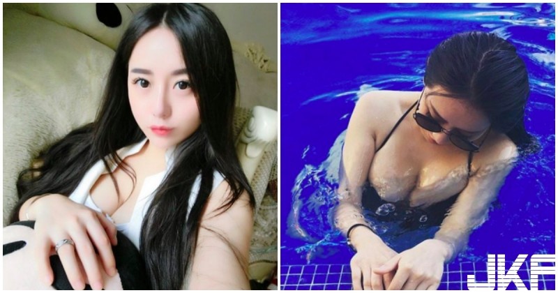 比基尼妹子脾氣太壞！「水中的大長輩」讓路人都盯傻了！