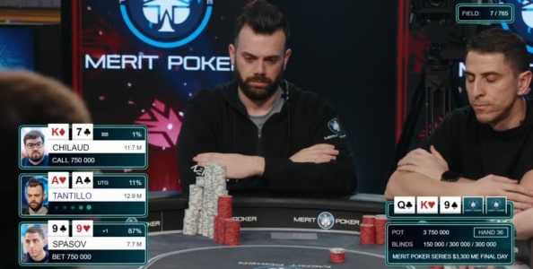 【EV扑克】趣闻 | 比赛还剩七人,意大利选手自信地弃掉了一手AA