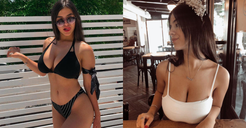 無法承受的重！爆乳妹大奶放餐桌上　濃醇奶香飄散網友螢幕前暴動～