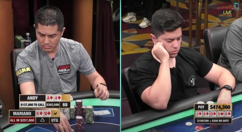 【EV扑克】扑克牌局 | 同花顺对A花,2023年最糟糕的冤家牌