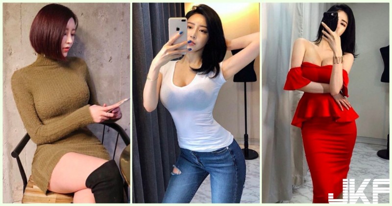 好銷魂！「爆乳挺胸妹」E奶視角有夠胸猛！極緻誘惑的「白皙美乳」太性感了…