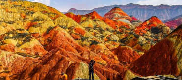 水墨丹霞的呼唤的图片 水墨丹霞的呼唤