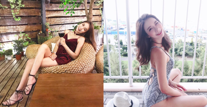 高顏值正妹還有「不科學長腿」！海邊曬「白嫩美乳」畫面超療癒人心！