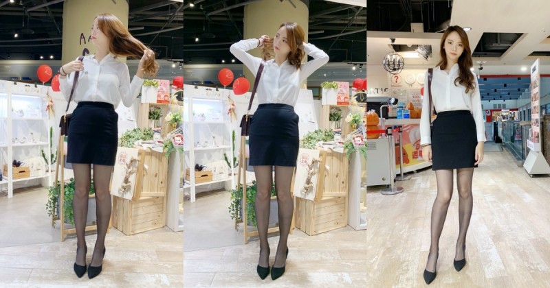 板橋車站遇到「超火辣OL秘書」黑絲襪美腿有夠強大！兇猛的「隱藏版福利」讓人太迷戀…