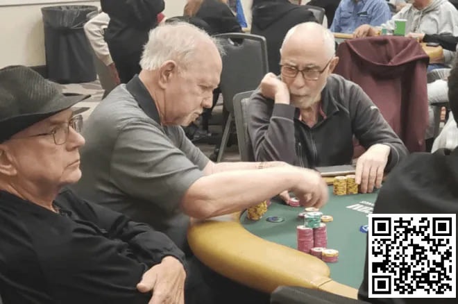【EV扑克】79岁老兵在WSOP老年赛进圈,把一半奖金捐给朋友的儿子