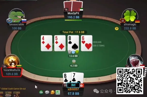 【EV扑克】牌局分析:按套路出牌