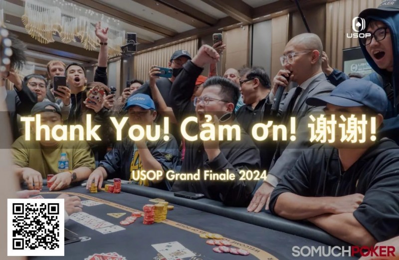 【EV扑克】USOP总决赛|冠军赛决赛桌国人选手抢走三五六七八名!疯狂盛宴圆满落幕!下一站继续共创奇迹!