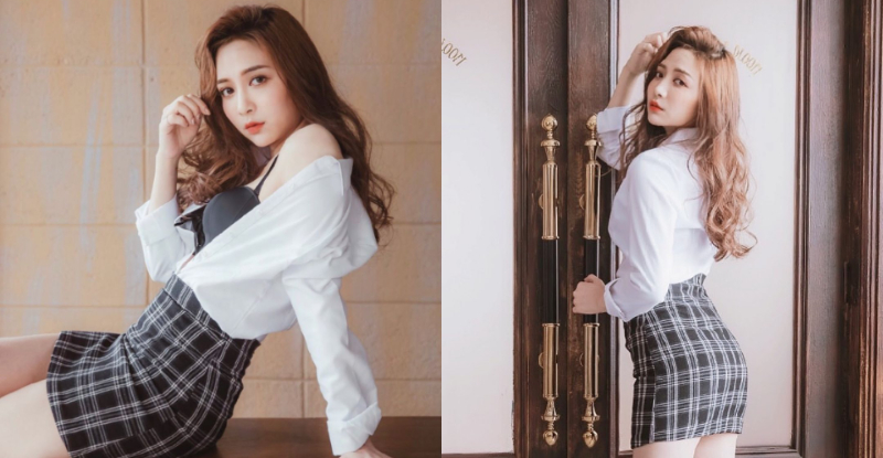 內外兼具的女人！「瑪琳Marina」襯衫滑落性感香肩，極致翹臀被網粉小心私藏！