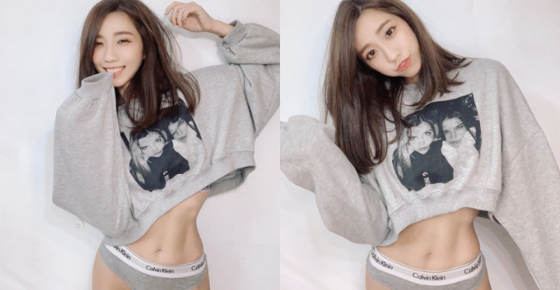 火辣亮點輪流轉！「張宇婷Chopper」上衣一掀腹肌乍現，性感之川讓人視線無法轉移！