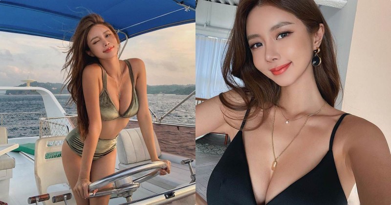 時裝麻豆「권스타」爆乳搭船出遊，渾圓大美乳性感放送！