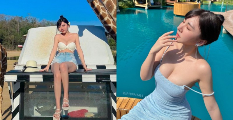 巨乳小隻馬周念薰泰國天天大解放：「終於摸到長長的……」