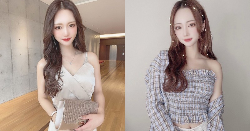 愛吃鮑魚串的「混血小隻馬」，穿短上衣時「胸型好明顯」啊！