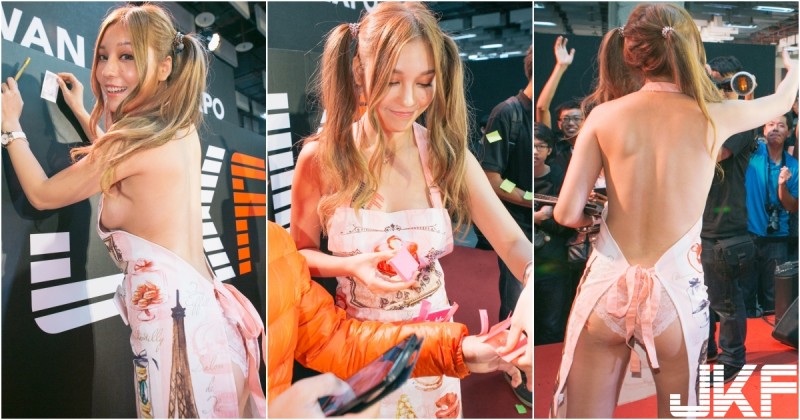 粉絲暴動想上台！「裸體圍裙」女神挑人親密遊戲！「狠狠黏一起」輸贏已經不重要了…