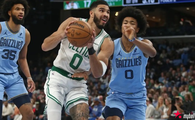 迈博体育 塔图姆25+14莫兰特26+6 凯尔特人轻取灰熊夺9连胜