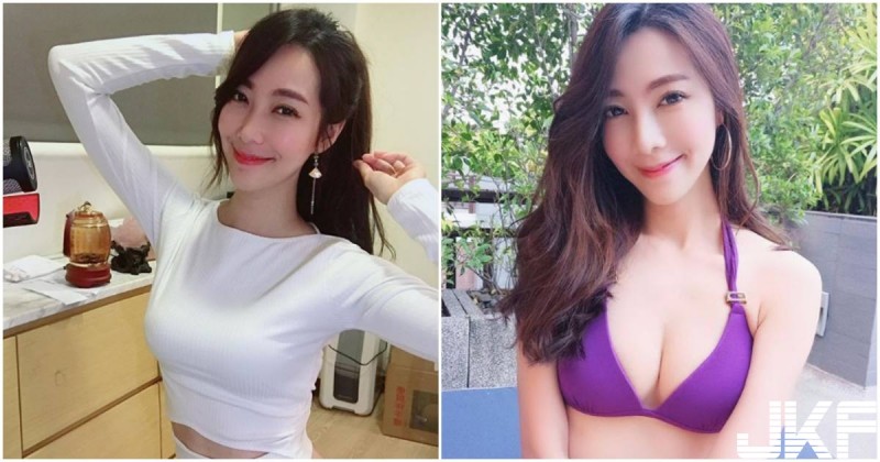 直播正妹伸手展現性感小蠻腰，惹火的胸型讓粉絲心動了！