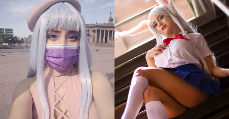 正妹Coser有穿像沒穿　透視裙下網襪配小丁褲…蜜翹臀赤裸裸都被看光