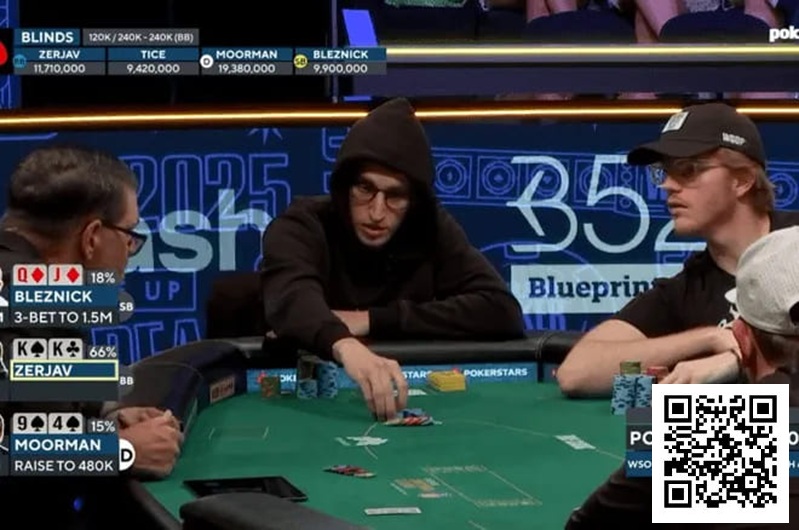 【EV扑克】翻前4-bet变call，翻牌击中顶set，WSOP豪客赛出现angle shoot？