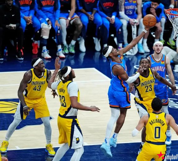 迈博体育 哈利伯顿14+5亚历山大21分 步行者胜雷霆总决赛进