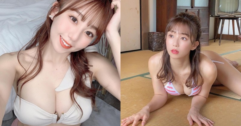 G奶小隻馬「趴地姿勢太邪惡」，「超兇乳視角」讓人看傻！