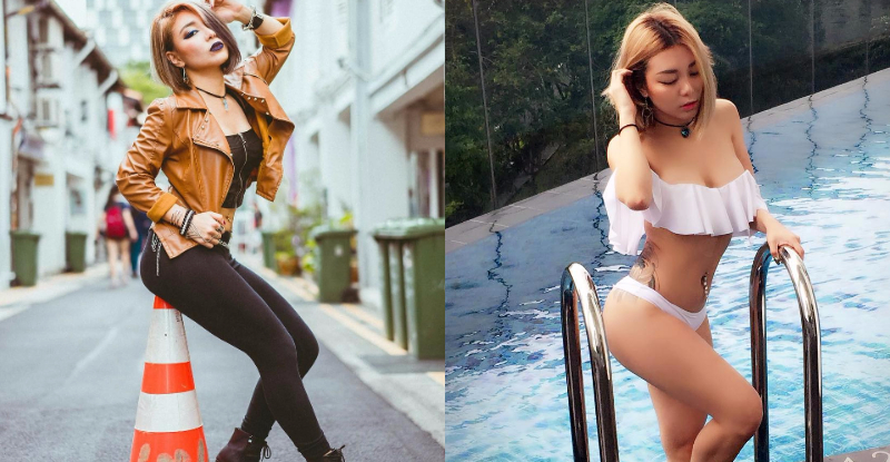 進去太多了吧！歐美規「翹臀正妹」霸淩路邊三角錐　蜜桃臀讓人無法招架！