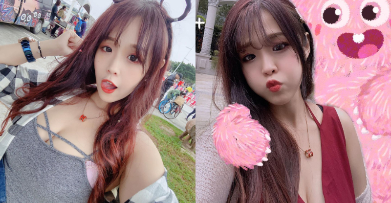 性感水美眉「果凍兒Nikkie」櫻桃小嘴太欠親，天天獻出深長濠溝真是誠意滿滿！