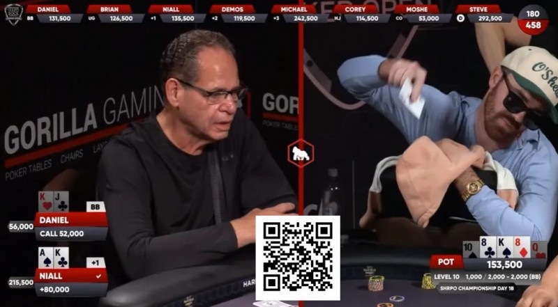 【EV扑克】扑克赛事离奇手牌：选手误持三张底牌痛失巨池