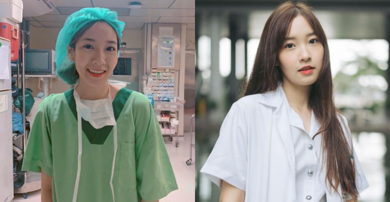 醫學系「正妹實習醫師」口罩拿下是可愛小清新　白袍裝扮太迷人