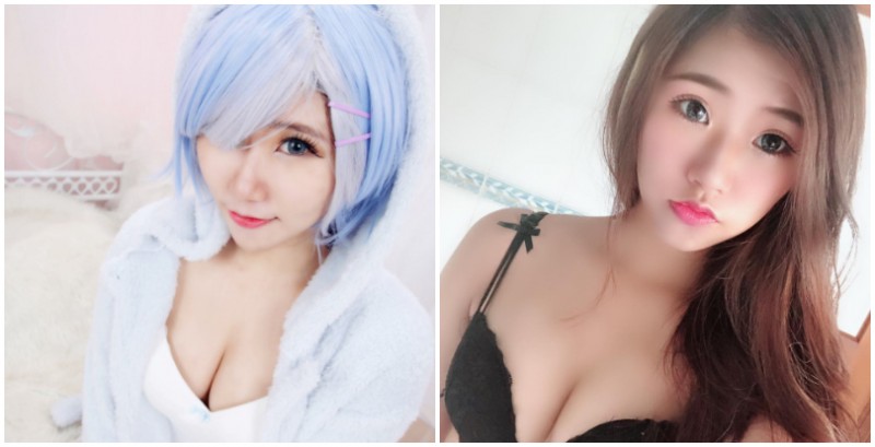 雷姆老婆真的正！「酒窩甜心」娃比化身二次元國民老婆，胸前風景讓人目不轉睛