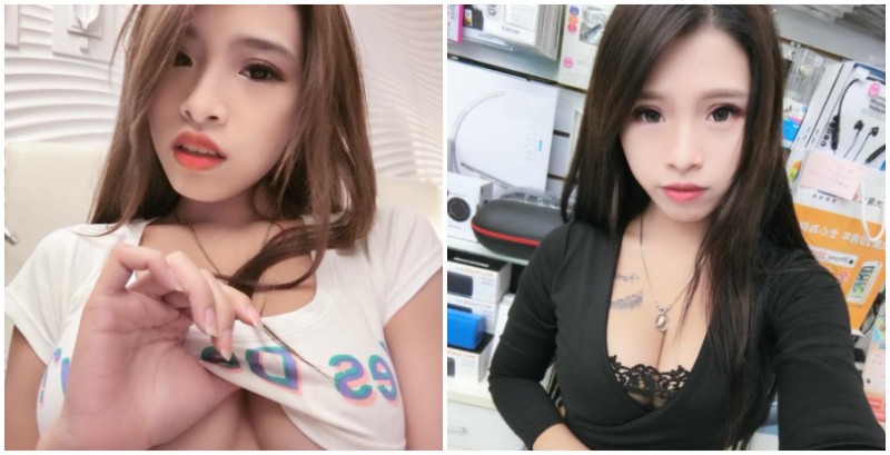 「爆乳正妹」掀衣小露南半球！野性眼神還有狂野尺度，好羨慕她的男友啊！