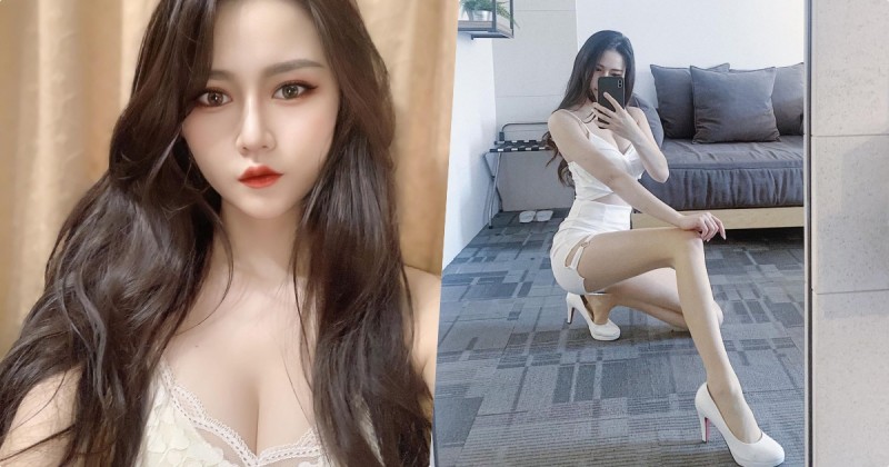 173公分超長腿麻豆「冰冰Cream」，對鏡自拍「美腿太逆天」！