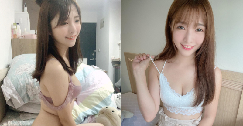 秒戀愛！「小夏咪」清甜笑顏太夢幻，肩帶一啷掉出「渾圓雙峰」超犯規！