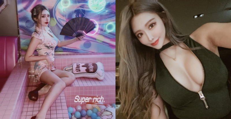 長腿女神「唐琦琦77」換上貼身旗袍展現凹凸有致的火辣曲線